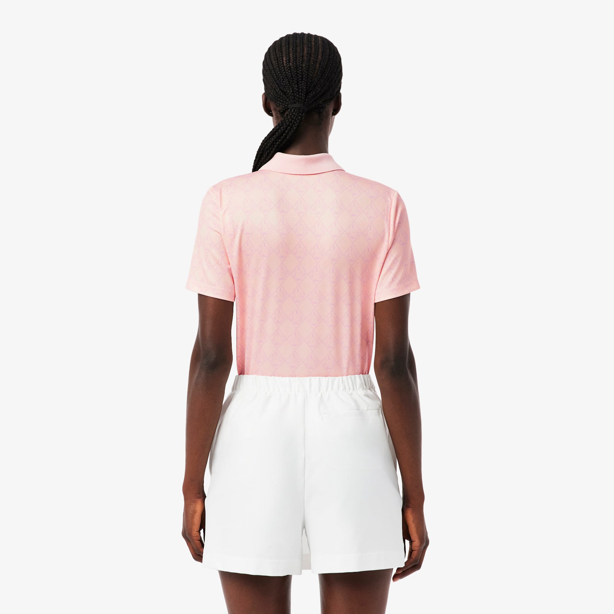 Thumbnail - Lacoste Golf-Polohemd mit UV-Schutz, Regular Fit - Rose Pale / Rose Size 32