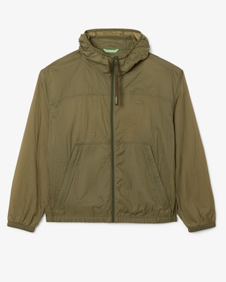 Komprimierbare Jacke aus wasserabweisendem Nylon