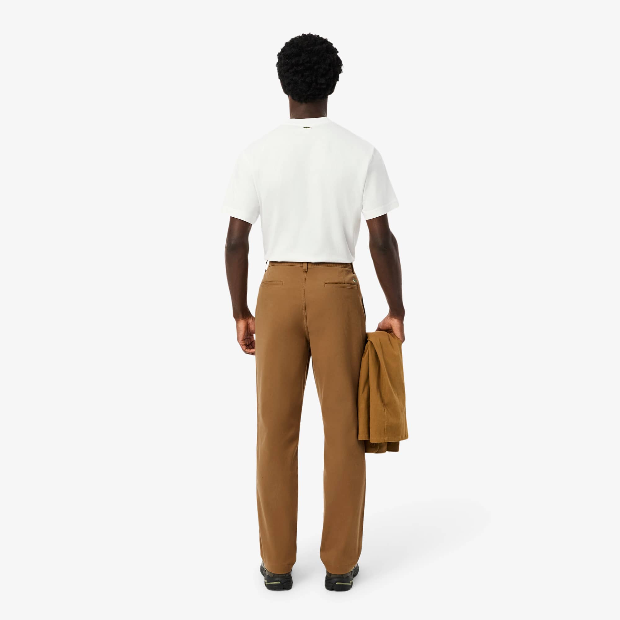 Thumbnail - Lacoste Regular Fit-Chinohose aus Cord - Braun Size 44/32