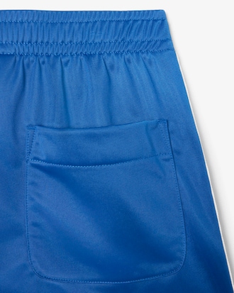 Pointelle-Shorts aus Satin-Jersey mit Streifen