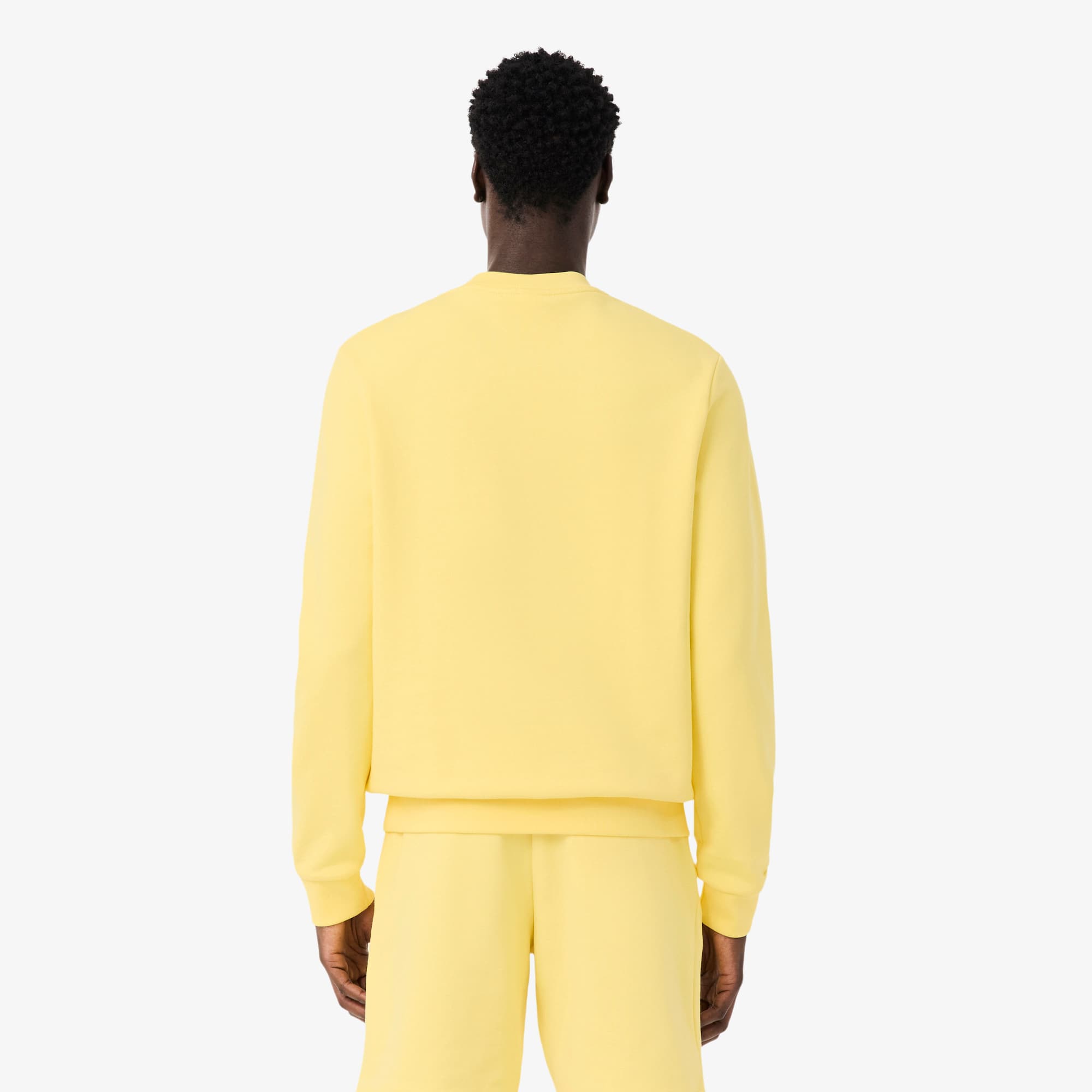 Thumbnail - Lacoste Classic Fit-Sweatshirt aus Fleece - Gelb Size XXL