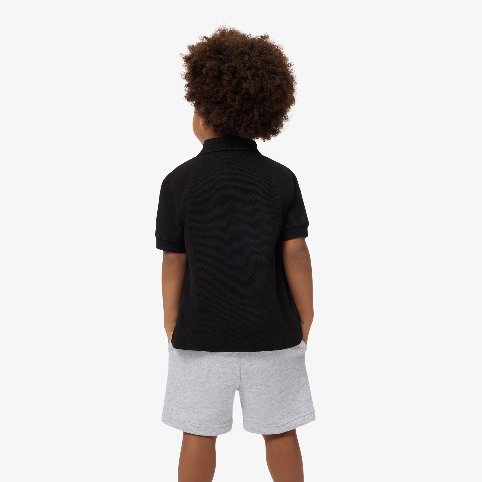 Thumbnail - Lacoste Polohemd aus Petit Piqué - Schwarz Size 2 - 2A