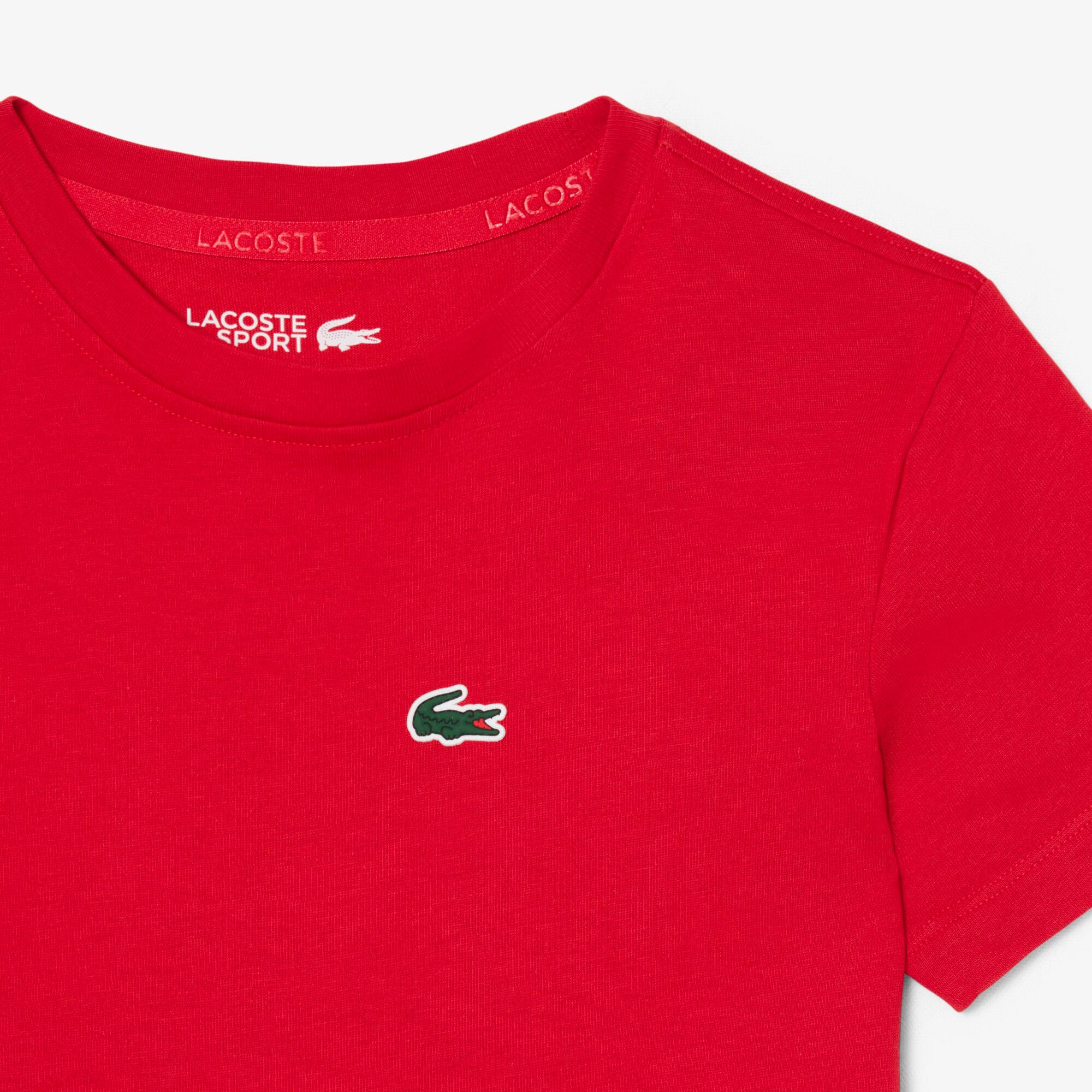 Thumbnail - Lacoste Sport-T-Shirt aus technischer Baumwolle mit Ultra Dry-Technologie - Rot Size 11 - 14A