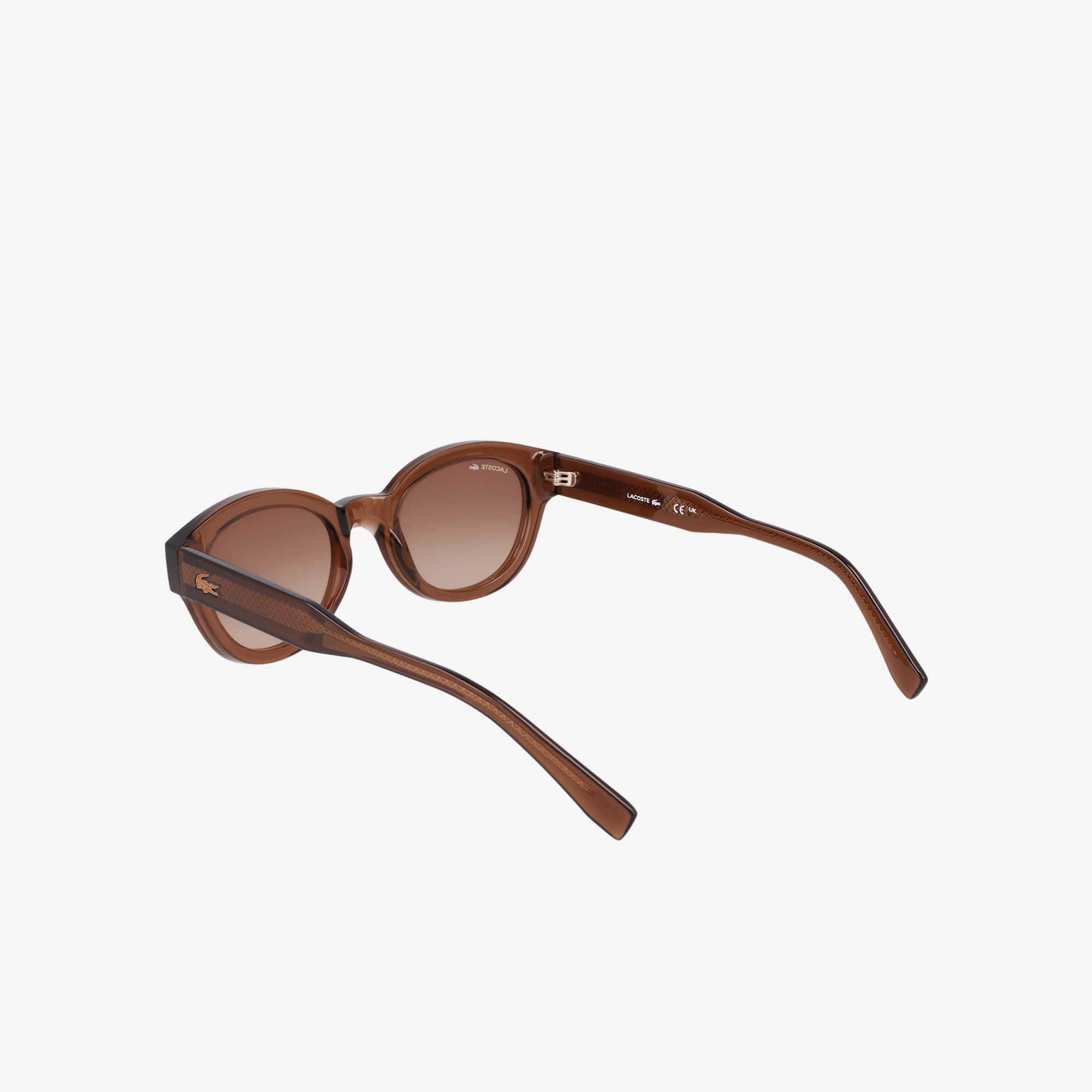 Thumbnail - Lacoste Ovale Sonnenbrille L.12.12 Trim - BROWN Size One Size