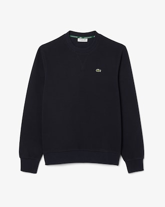 Relaxed Fit-Sweatshirt aus Piqué mit Rundhalsausschnitt