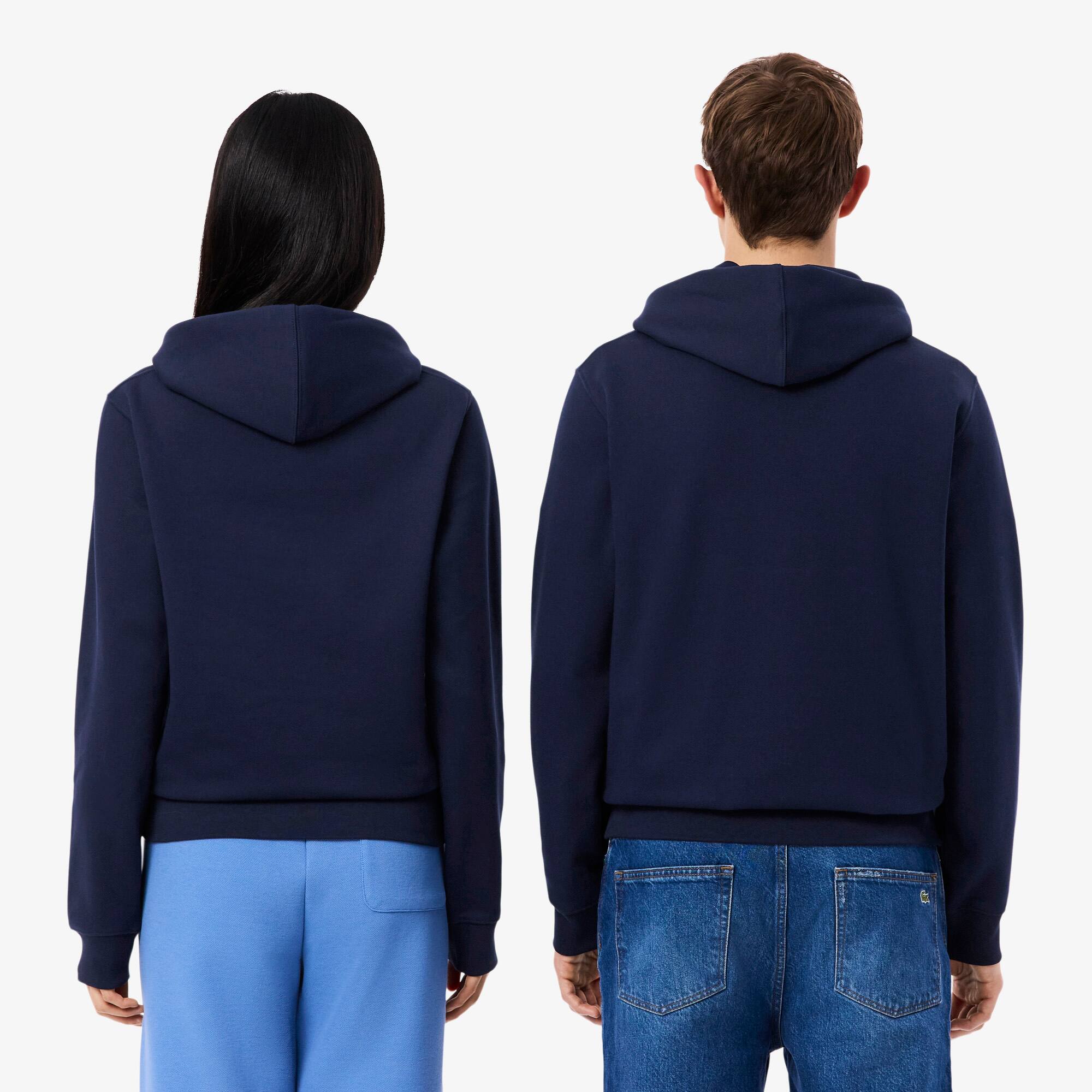 Thumbnail - Lacoste Hoodie mit tiefgeprägtem Branding - Navy Blau Size M