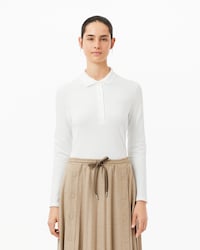 Slim Fit-Polohemd L.12.D aus dehnbarem Mini Piqué