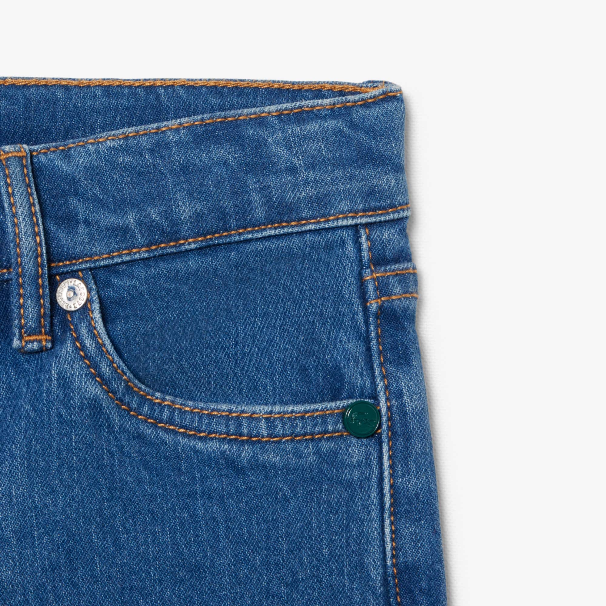Thumbnail - Lacoste Denim-Jeans mit Five-Pocket-Design - Blau Size 6 - 6A