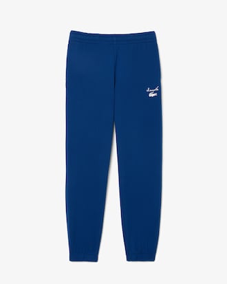 Trainingshose aus Fleece mit Logo