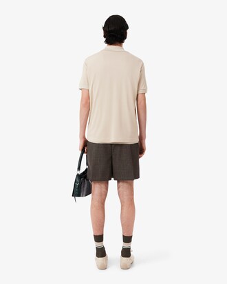 Taillierte Bermudashorts Runway aus Wolle