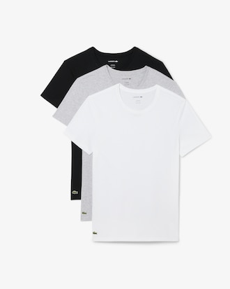 3er-Pack Loungewear-T-Shirts, Slim Fit