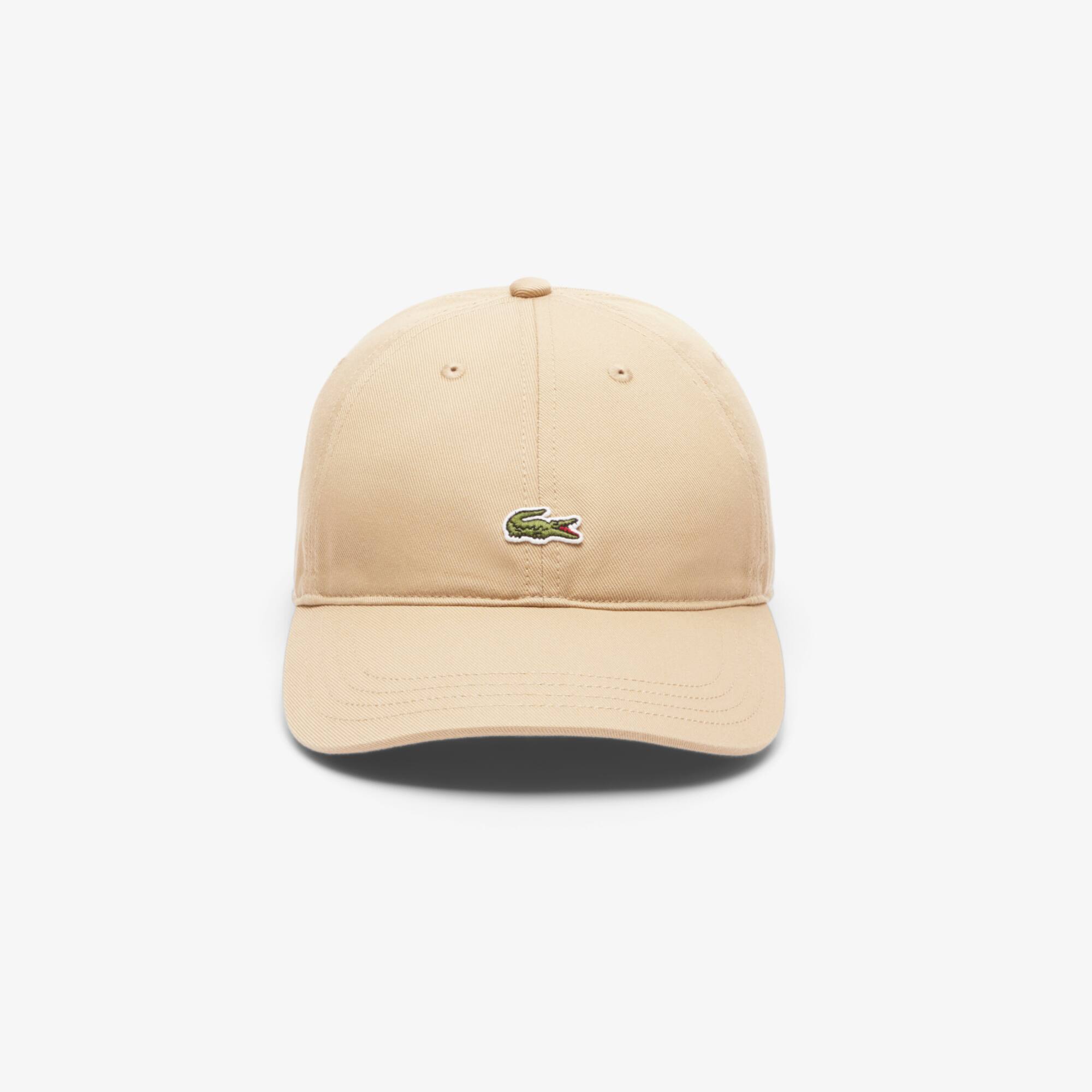 Thumbnail - Lacoste Kappe aus Baumwoll-Twill - Beige Size One Size