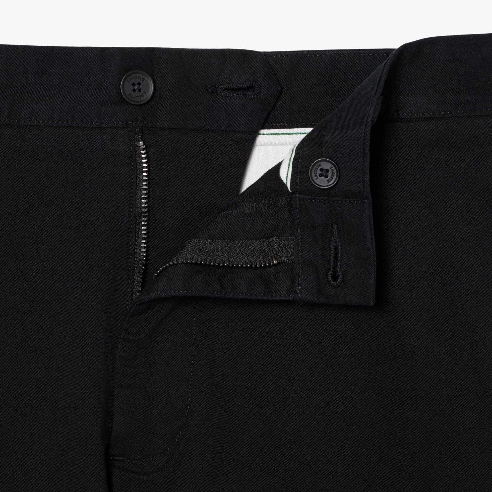 Thumbnail - Lacoste Chino-Shorts aus Stretch-Twill - Schwarz Size 9 - 36