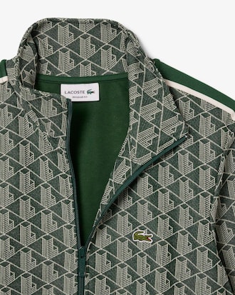 Track-Jacke Paris aus Jacquard mit Rei&szlig;verschluss