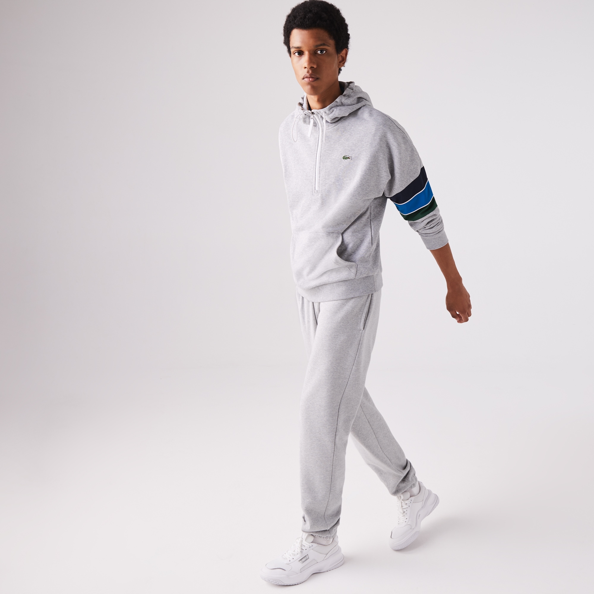 Jogginghose aus einfarbigem Vliesstoff LACOSTE SPORT | LACOSTE