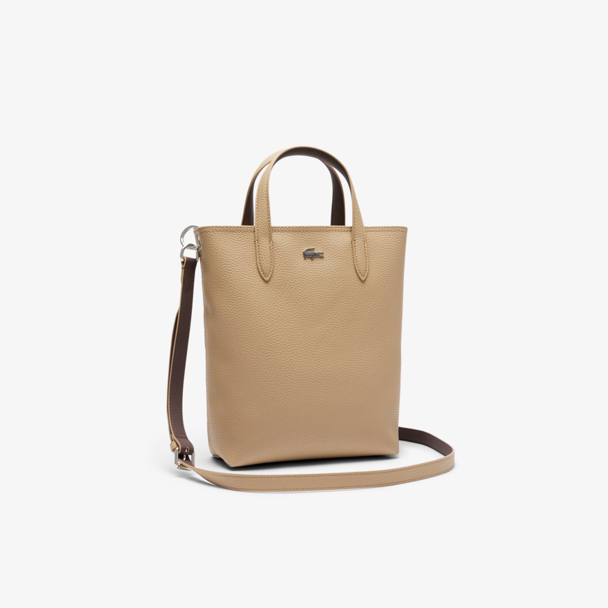 Thumbnail - Lacoste Vertikal wendbare Tote Bag Anna - VIENNOIS PUCE Size One Size