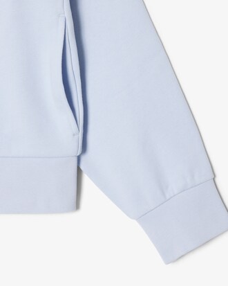 Relaxed Fit-Sweatshirt mit Rei&szlig;verschluss und Badge