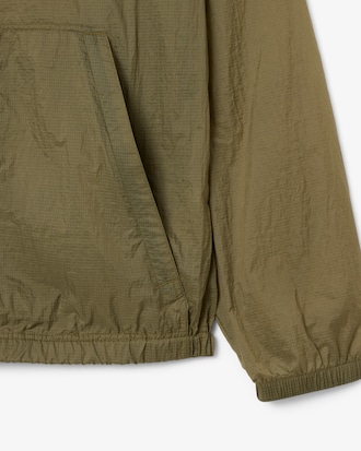 Komprimierbare Jacke aus wasserabweisendem Nylon