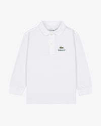 Kids Polohemd Lacoste x Lamarel aus Petit Piqu&eacute; mit langen &Auml;rmeln