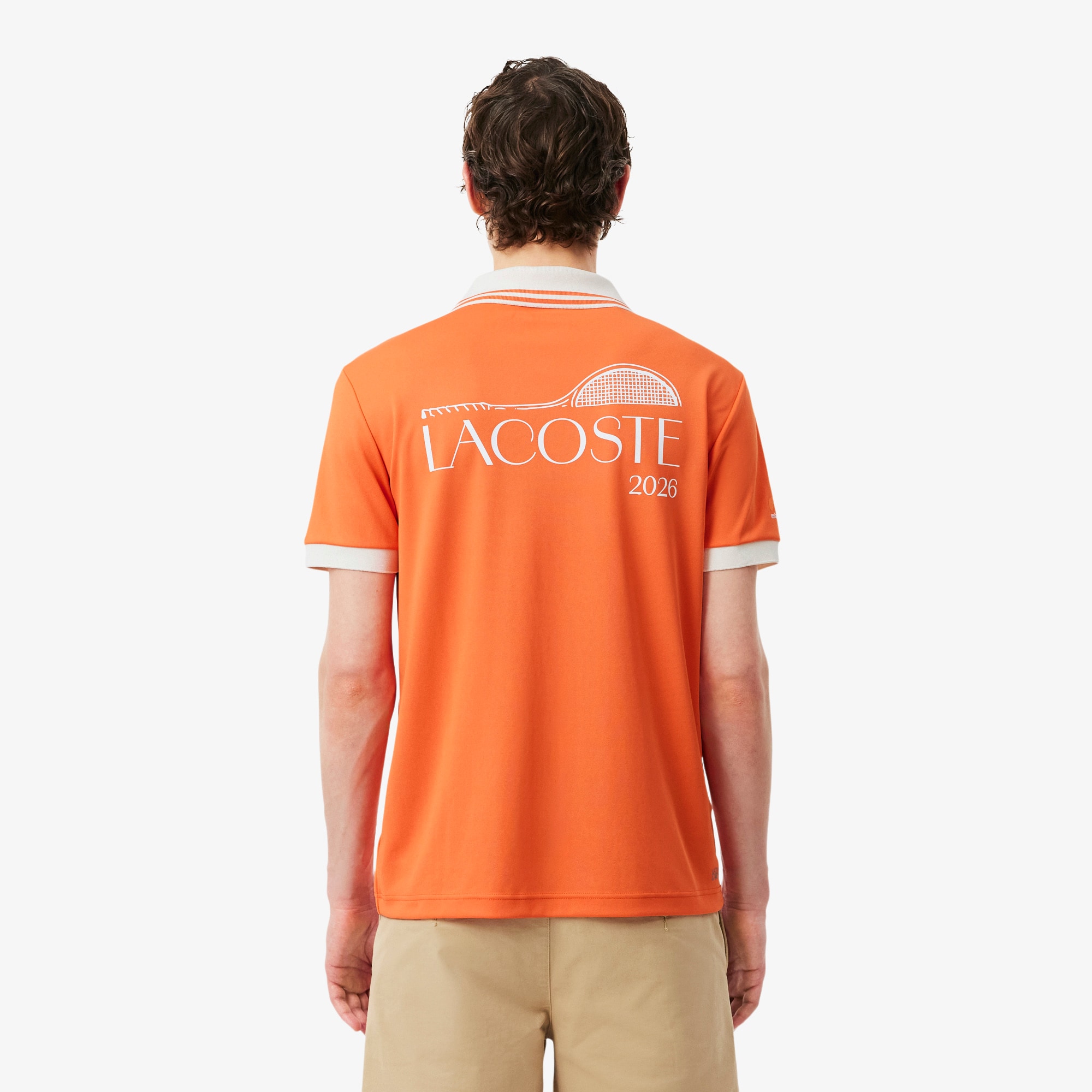 Thumbnail - Lacoste Balljungen-Polohemd Miami Open Edition - Orange Size S