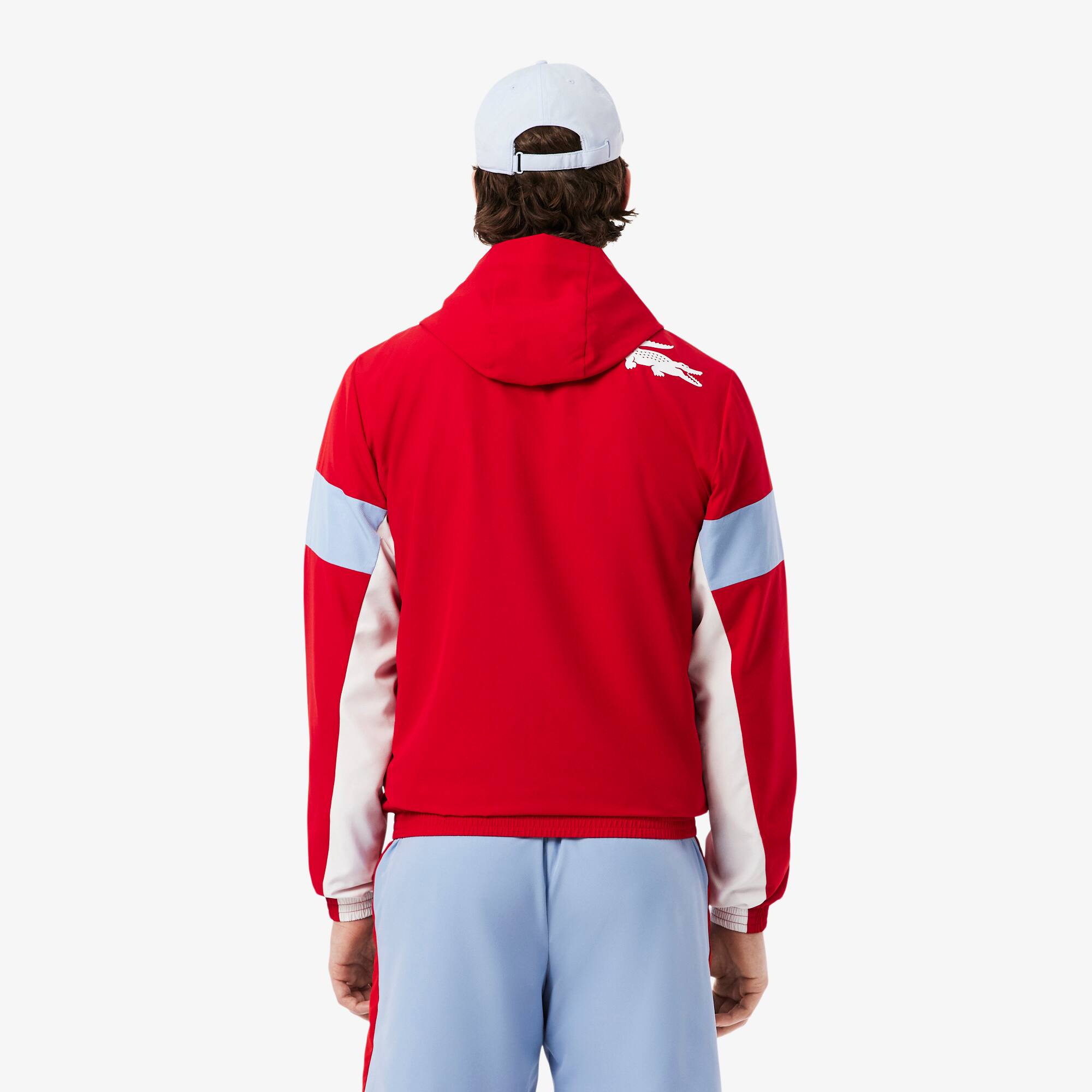 Thumbnail - Lacoste Sportjacke mit Colorblock-Design - Rot Size L