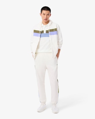 Regular Fit-Polohemd aus Mini-Piqu&eacute; mit Colorblock