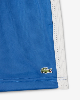 Pointelle-Shorts aus Satin-Jersey mit Streifen