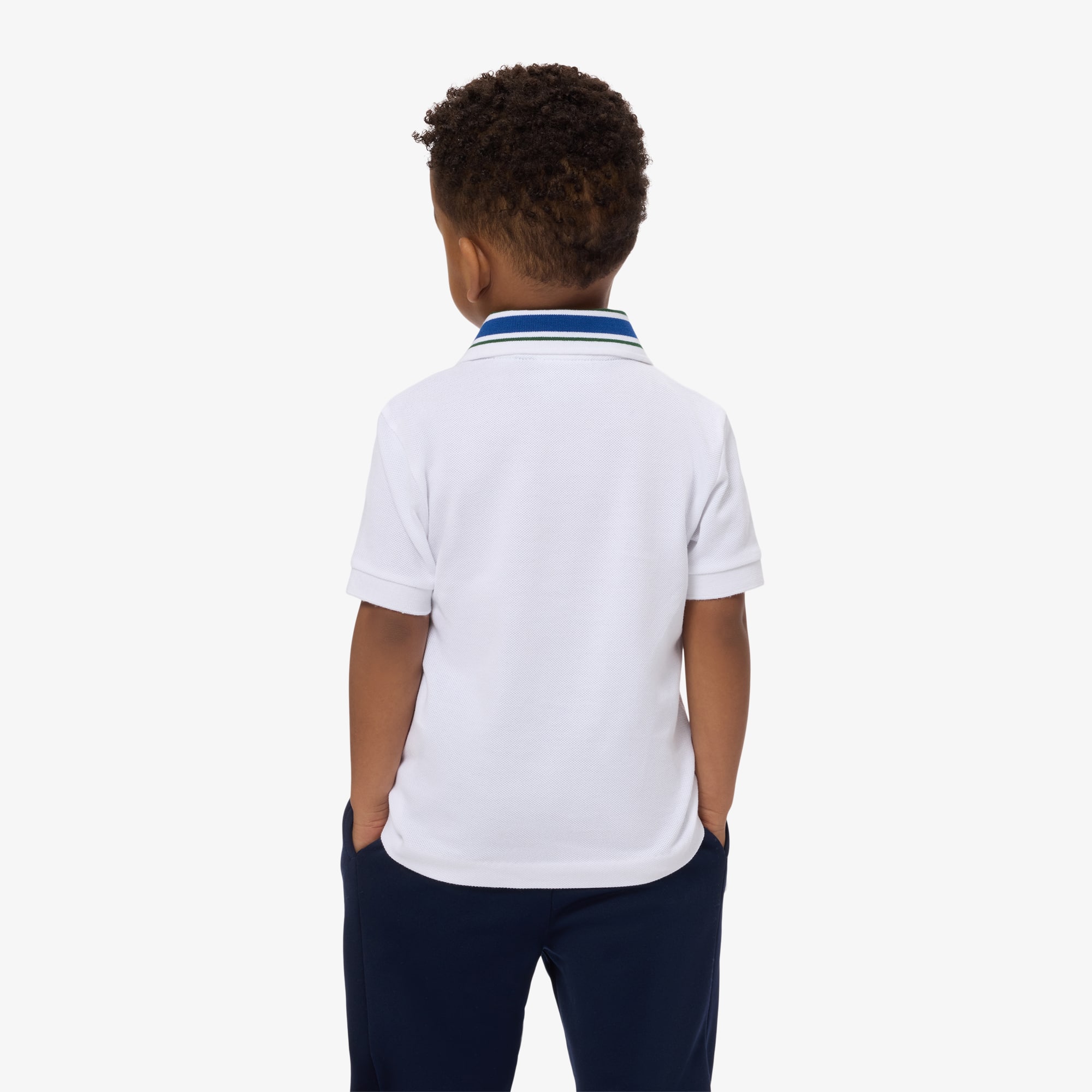 Thumbnail - Lacoste Polohemd aus Petit Piqué - Weiß Size 3 - 3A