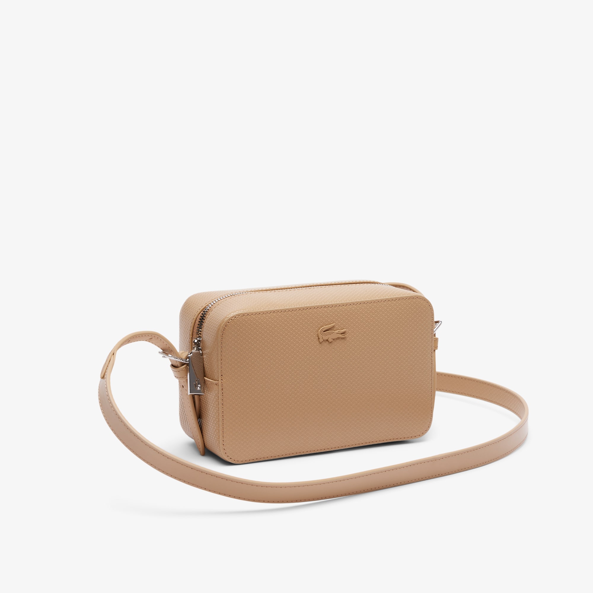 Thumbnail - Lacoste Schultertasche Chantaco aus Piqué-Leder - VIENNOIS Size One Size