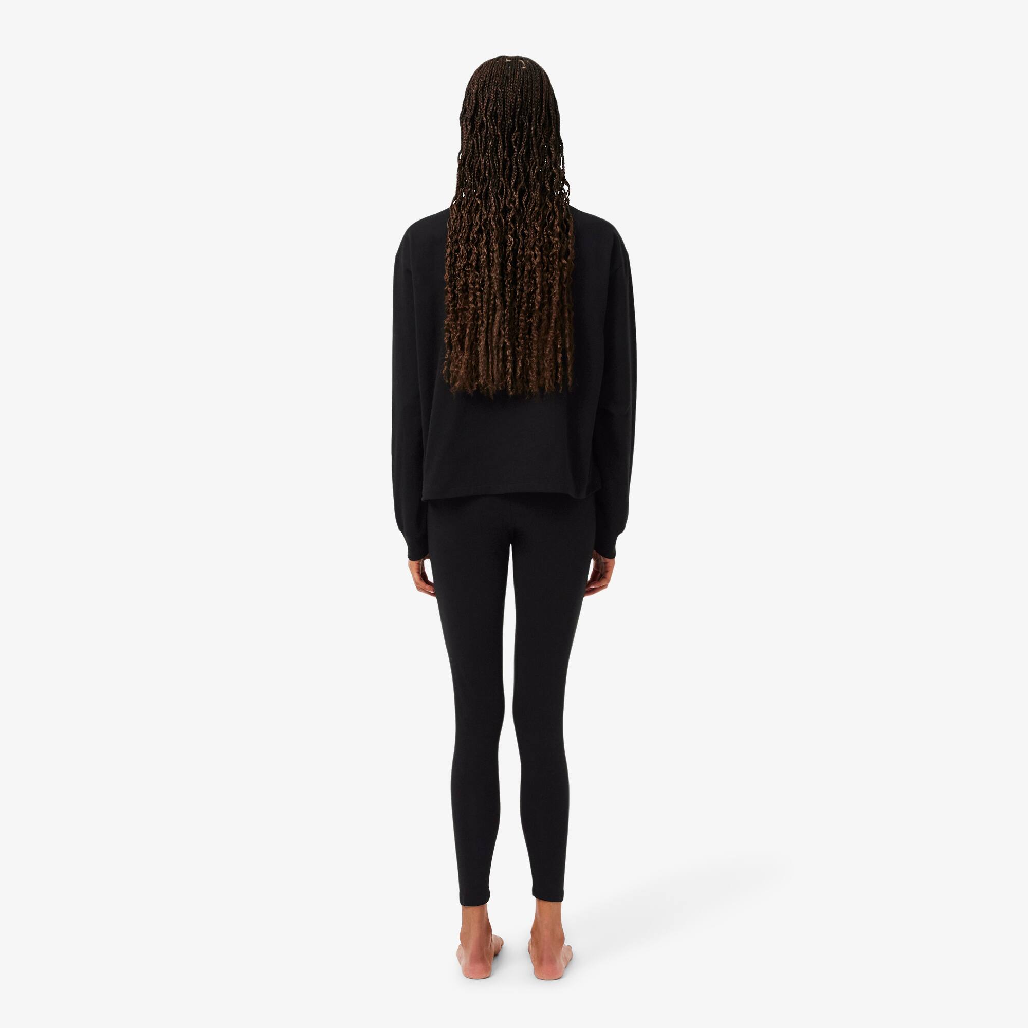 Thumbnail - Lacoste Loungewear-Leggings aus Stretch-Jersey - Schwarz Size XS