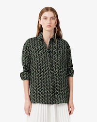 Geschmeidiges Oversized-Hemd mit Print
