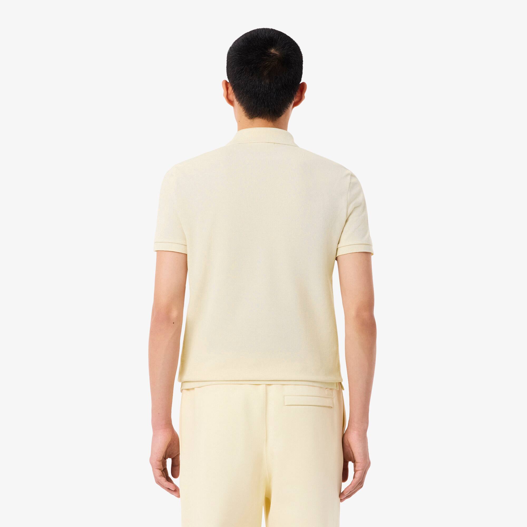 Thumbnail - Lacoste Slim Fit-Polohemd L.12.12 aus Piqué - Beige Size 11 - 6XL