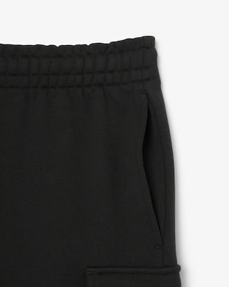 Cargo-Shorts aus Baumwollfleece