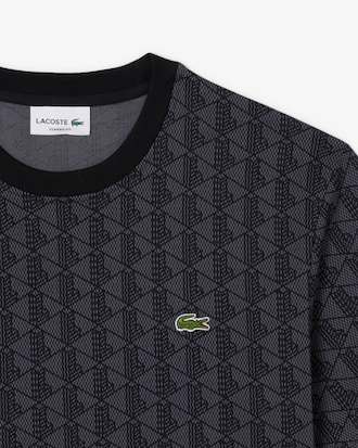 T-Shirt aus Jersey mit Monogramm