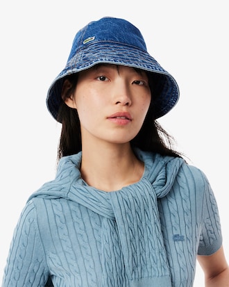 Bob-Hut aus Baumwoll-Twill