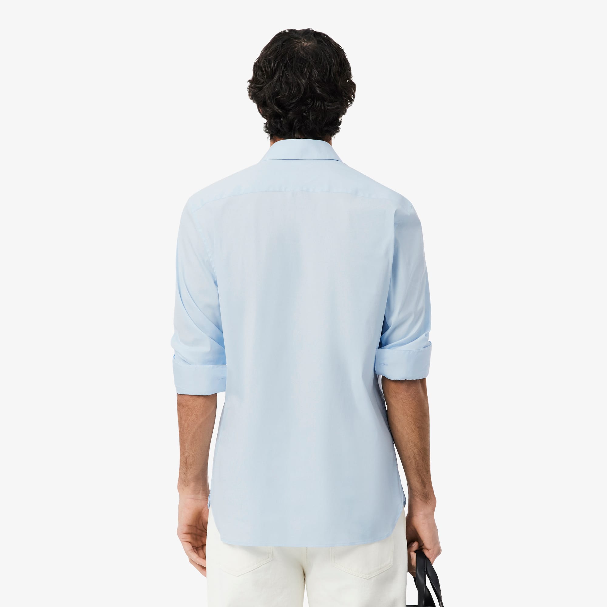 Thumbnail - Lacoste Slim Fit-Hemd aus Stretch-Popeline - Hellblau Size 42