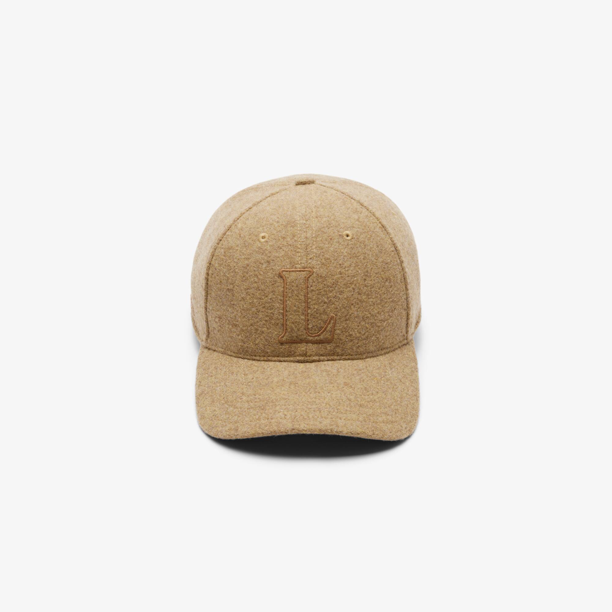Thumbnail - Lacoste Baseball-Cap aus Wollfilz - Beige Size M