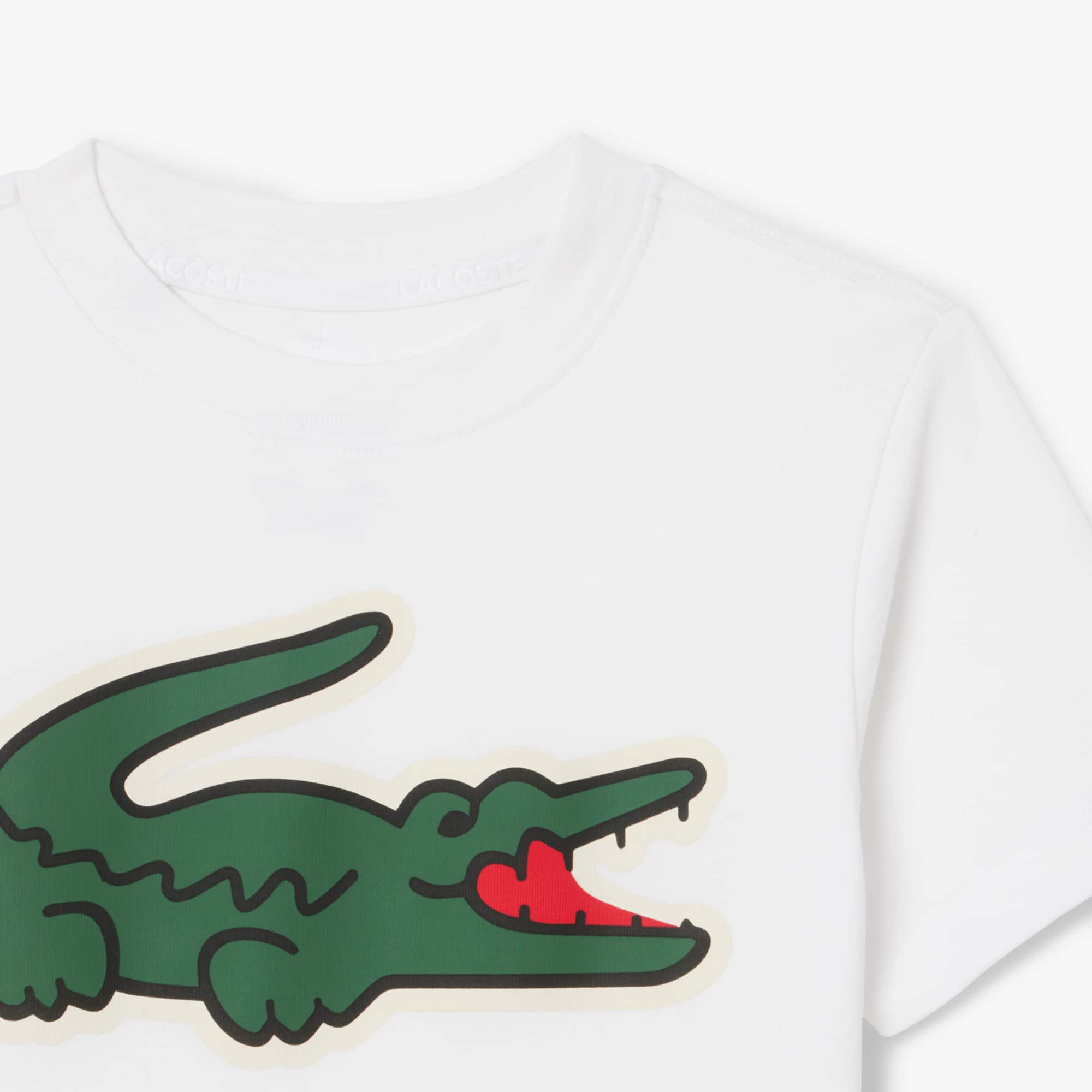 Thumbnail - Lacoste Sport-T-Shirt mit Print und Ultra Dry-Technologie - Weiß Size 10 - 12A