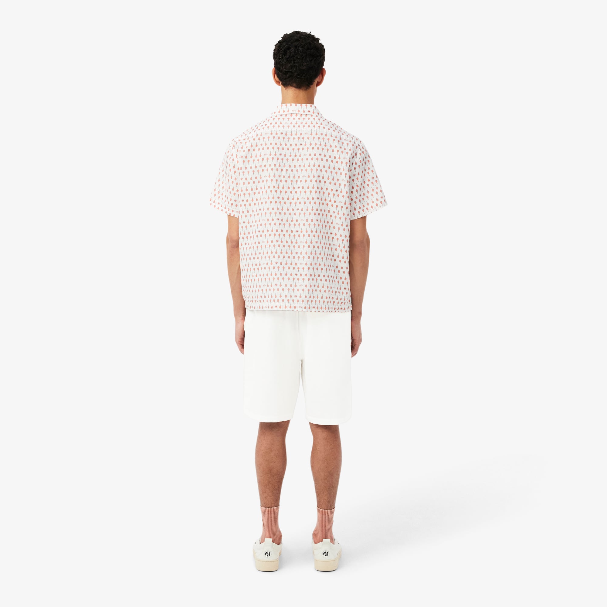 Thumbnail - Lacoste Shorts Roland-Garros Edition aus Leinen - Weiß Size L