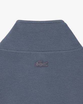 Sweatshirt aus Piqu&eacute; mit Branding