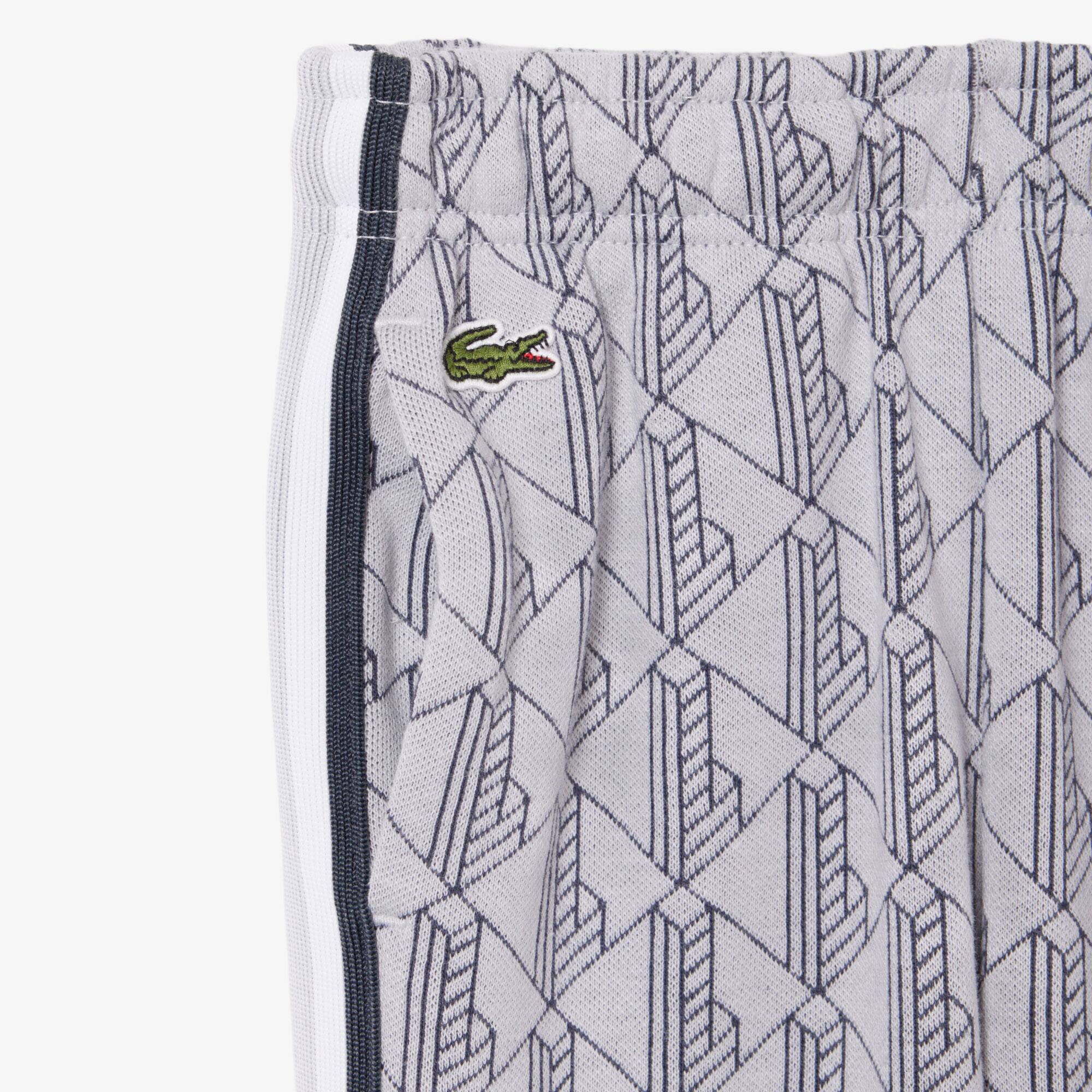 Thumbnail - Lacoste Monogramm-Trainingshose - Hellgrau Size 5 - 5A