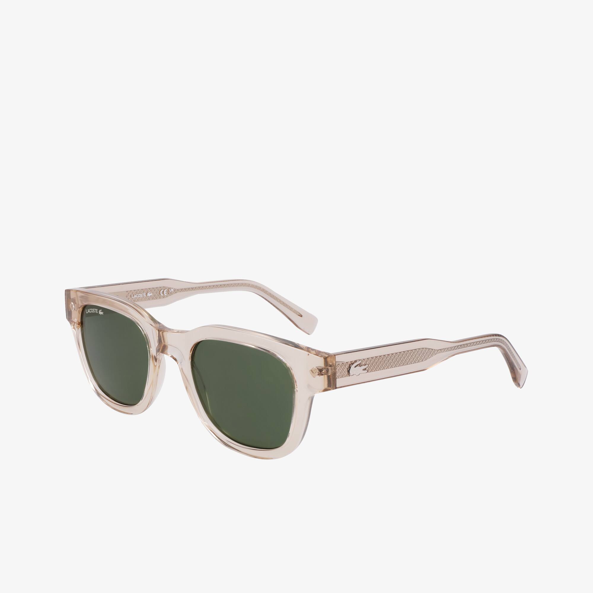 Thumbnail - Lacoste Rechteckige Sonnenbrille L.12.12 Trim - CREAM Size One Size