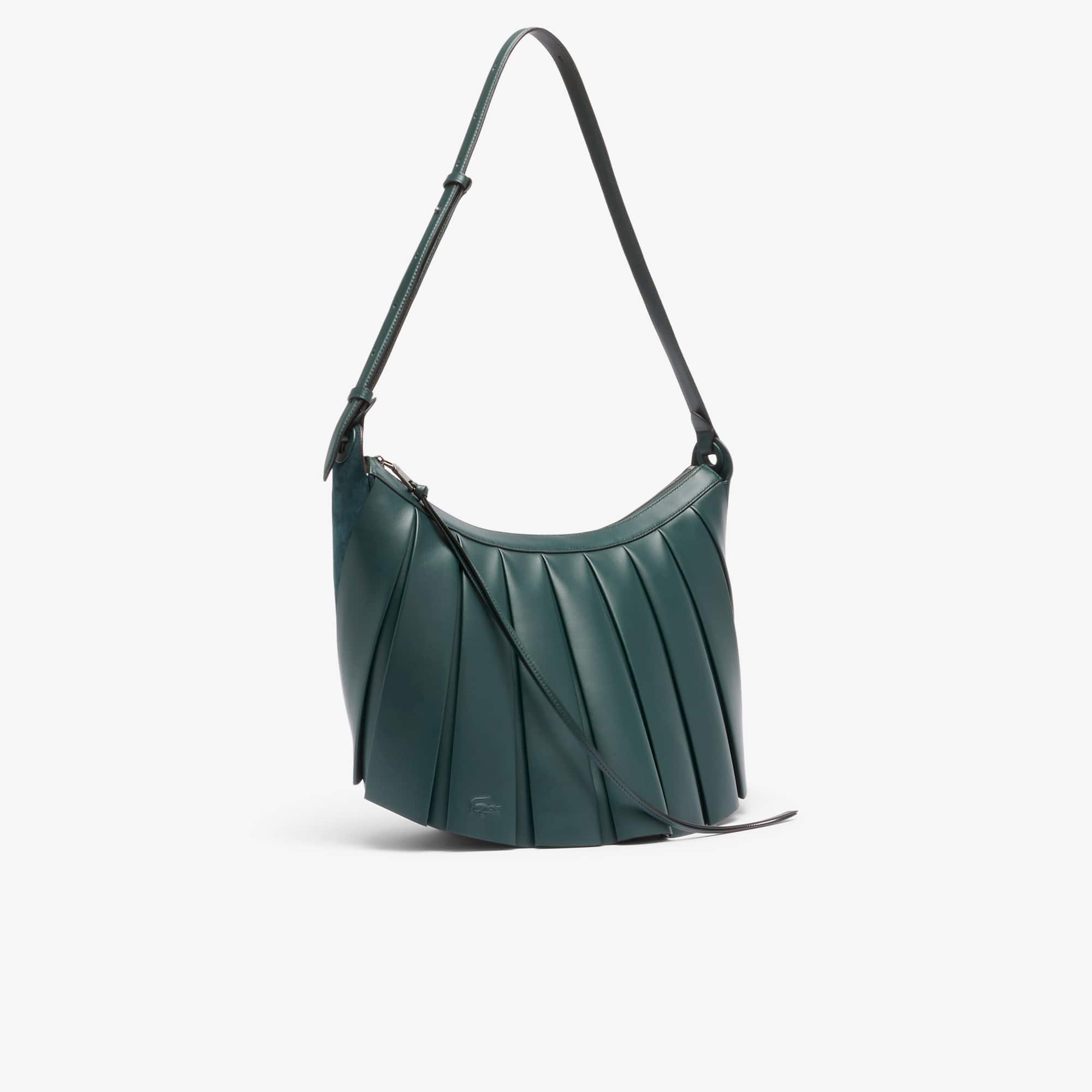 Thumbnail - Lacoste Hobo-Tasche Lenglen XL Runway aus Wildleder - VARECH Size One Size