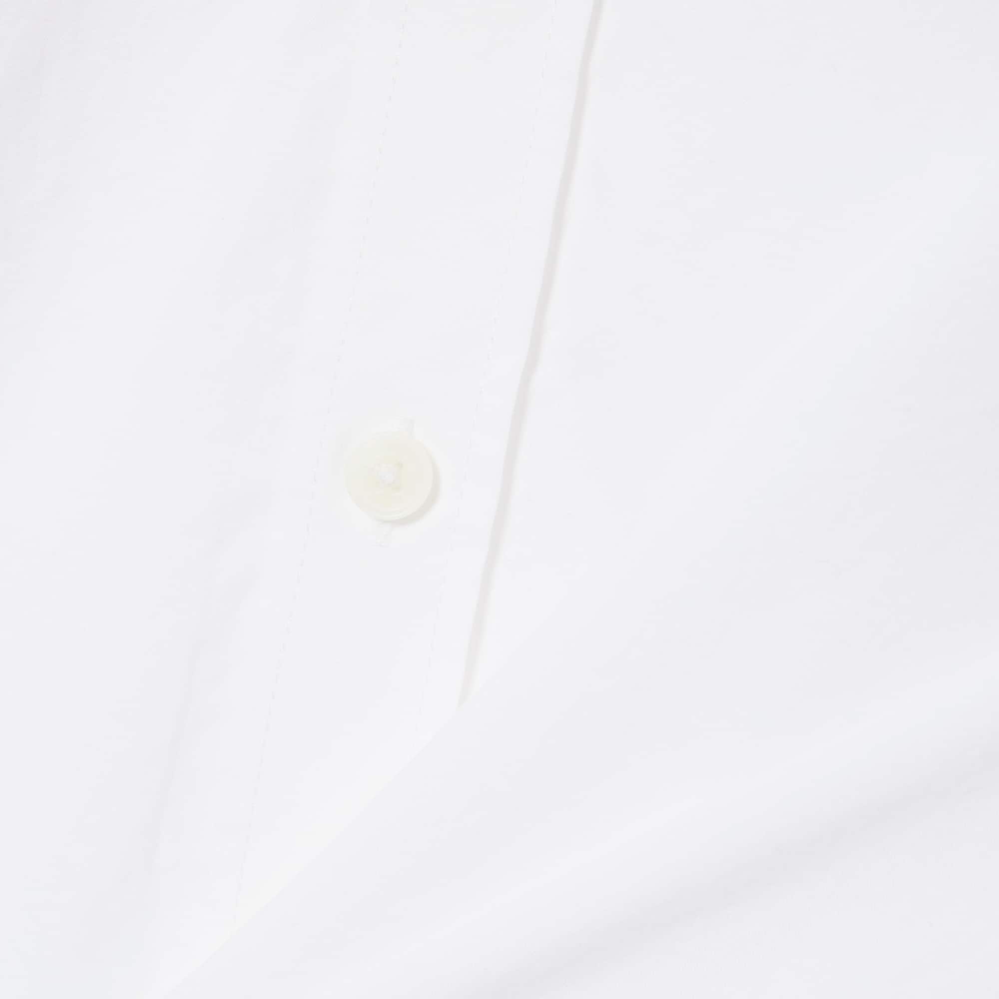 Thumbnail - Lacoste Regular Fit-Hemd aus Popeline mit kurzen Ärmeln - Weiß Size 42