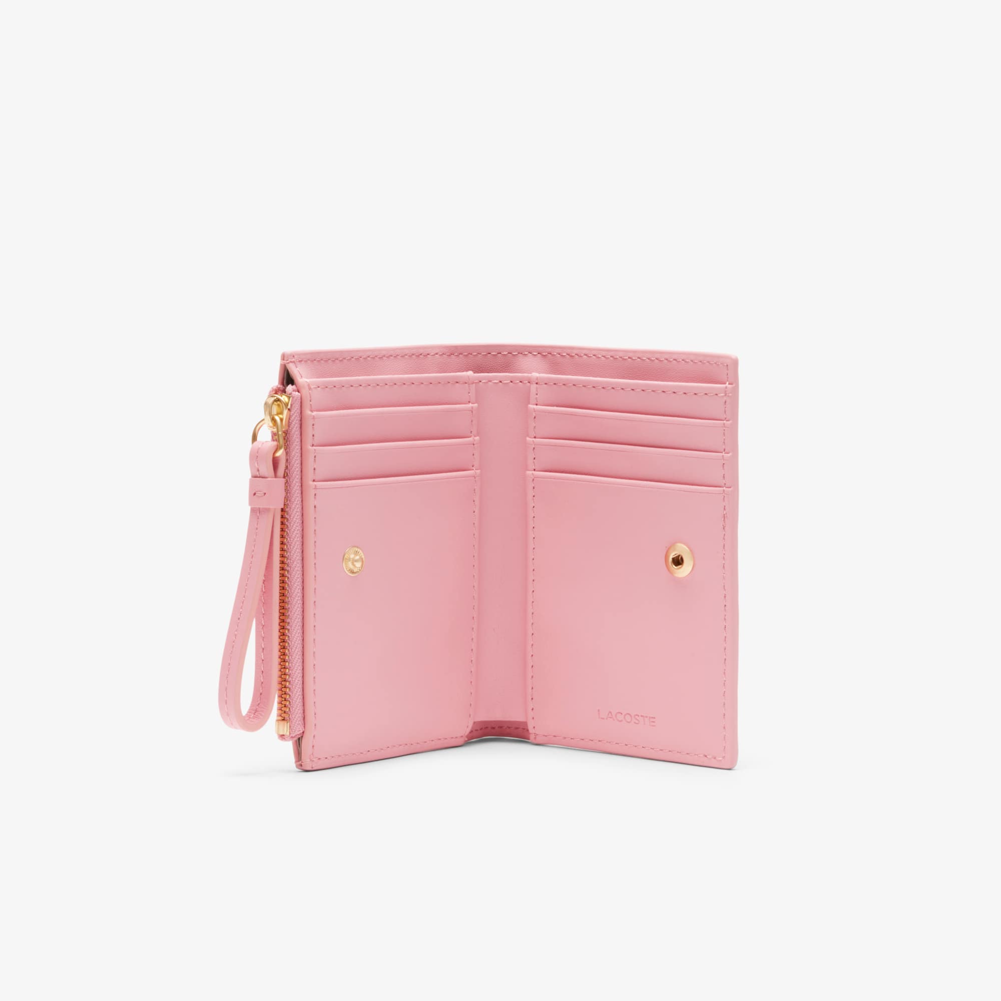Thumbnail - Lacoste Geldbörse Crocodelle aus Leder - PEONY Size One Size