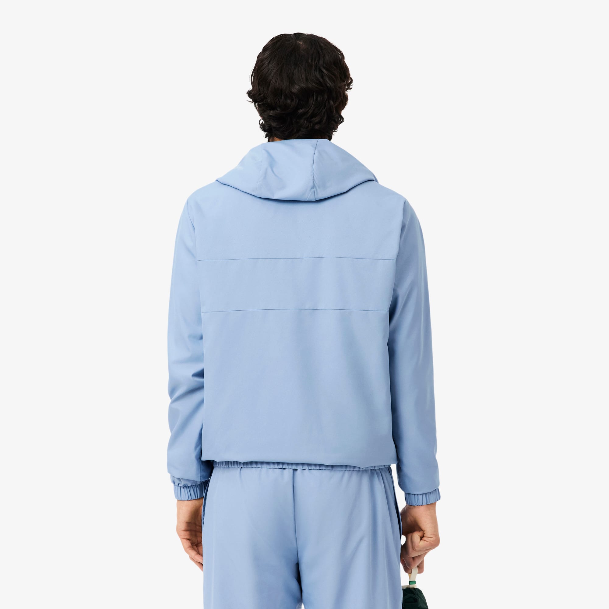 Thumbnail - Lacoste Wasserabweisende Sport-Track-Jacke - Bleu Clair Size 11 - 6XL