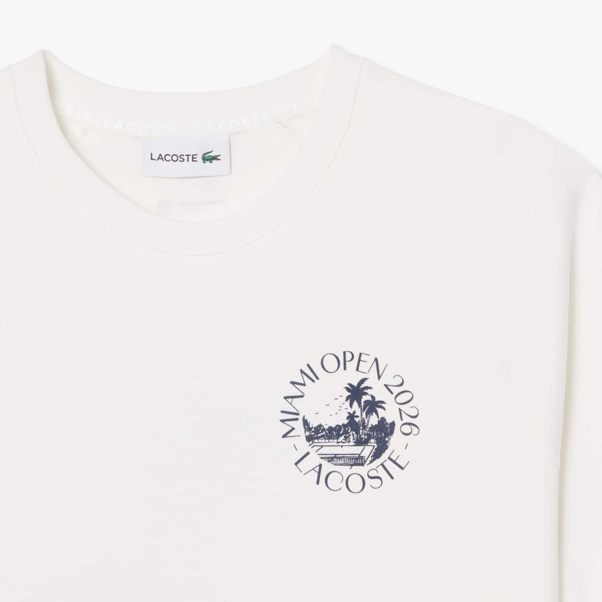 Thumbnail - Lacoste Grafisches T-Shirt Miami Open Edition - Weiß Size XS