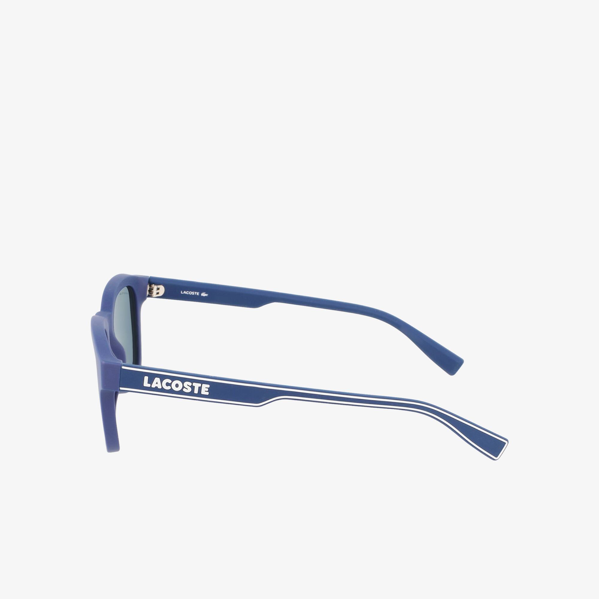 Thumbnail - Lacoste Rechteckige Sonnenbrille Active Line - MATTE BLUE Size One Size