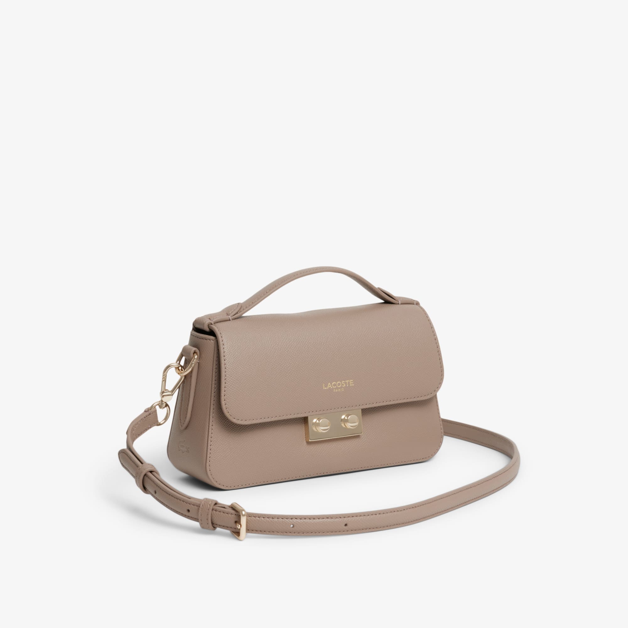 Thumbnail - Lacoste Schultertasche Champs-Elysées - TAUPE Size One Size