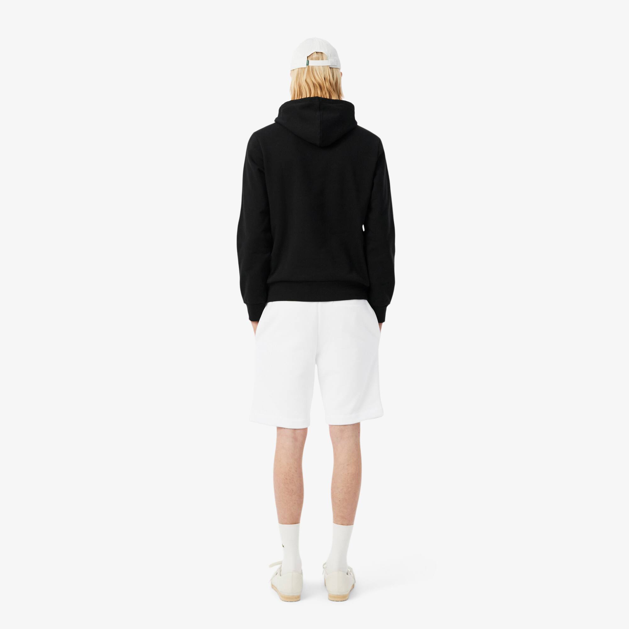 Thumbnail - Lacoste Regular Fit-Shorts aus Fleece - Weiß Size 6 - XL